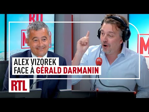 Alex Vizorek face à Gérald Darmanin
