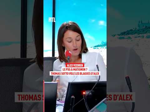 Le PSG à Matignon ? Thomas Sotto vole les blagues d’Alex