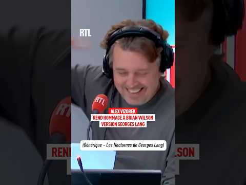 Alex Vizorek rend hommage à Brian Wilson version Georges Lang