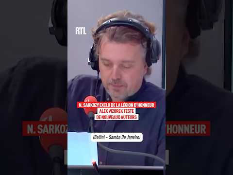 Nicolas Sarkozy exclu de la Légion d’honneur : Alex Vizorek teste de nouveaux auteurs