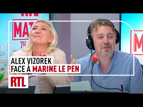 Alex Vizorek face à Marine Le Pen