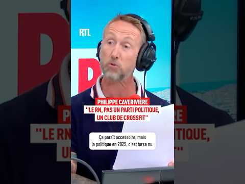 Philippe Caverivière : « Le RN, pas un parti politique, un club de CrossFit » 🤣