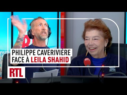 Philippe Caverivière face à Leïla Shahid