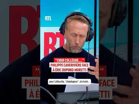« Cher collègue…. » : Philippe Caverivière face à Éric Dupond-Moretti 🤣