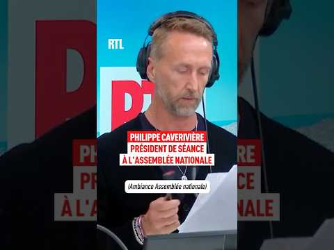 Philippe Caverivière, président de séance à l’Assemblée nationale 🤣