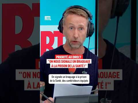 Priorité au direct : « On nous signale un braquage à la prison de la Santé ! » 🤣