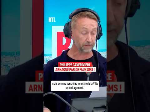 Philippe Caverivière arnaqué par de faux sms ! 🤣
