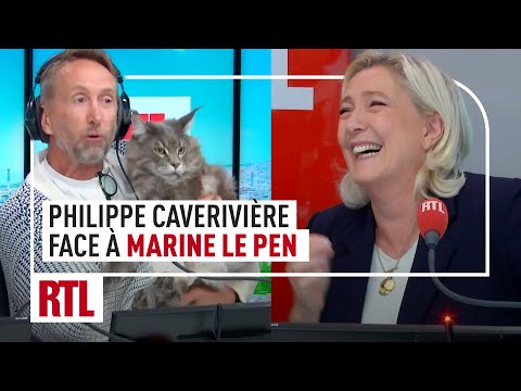Philippe Caverivière face à Marine Le Pen 🤣