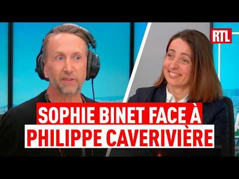 Philippe Caverivière face à Sophie Binet 🤣