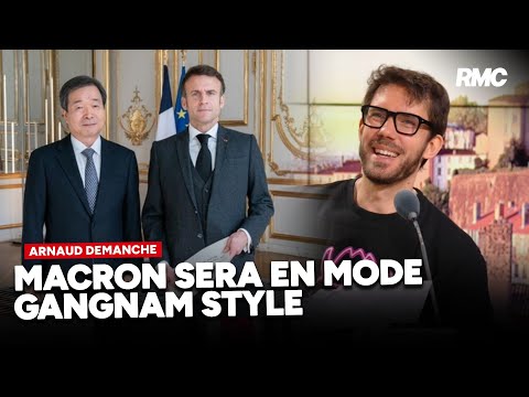 Emmanuel Macron est en Corée du Sud
