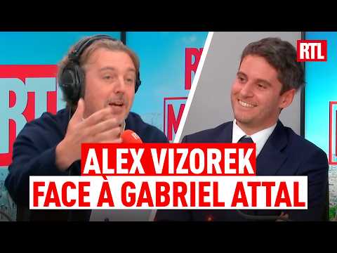 Alex Vizorek face à Gabriel Attal🤣